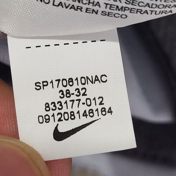 Nike Tiger Woods Golf Pants Mens Sz 38x32 Straight Leg Performance Stretch Logo - Picture 16 of 16